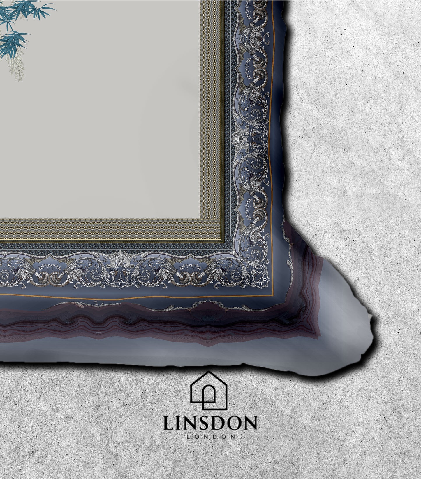 885 TC 100% COTTON SATIN PRINTS DURHAM COLLECTION BY LINSDON HOME