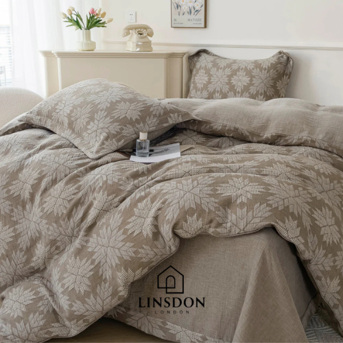 Snow Linen Cotton Waeved Ac Quilt ( Made From Lyocell Fiber )