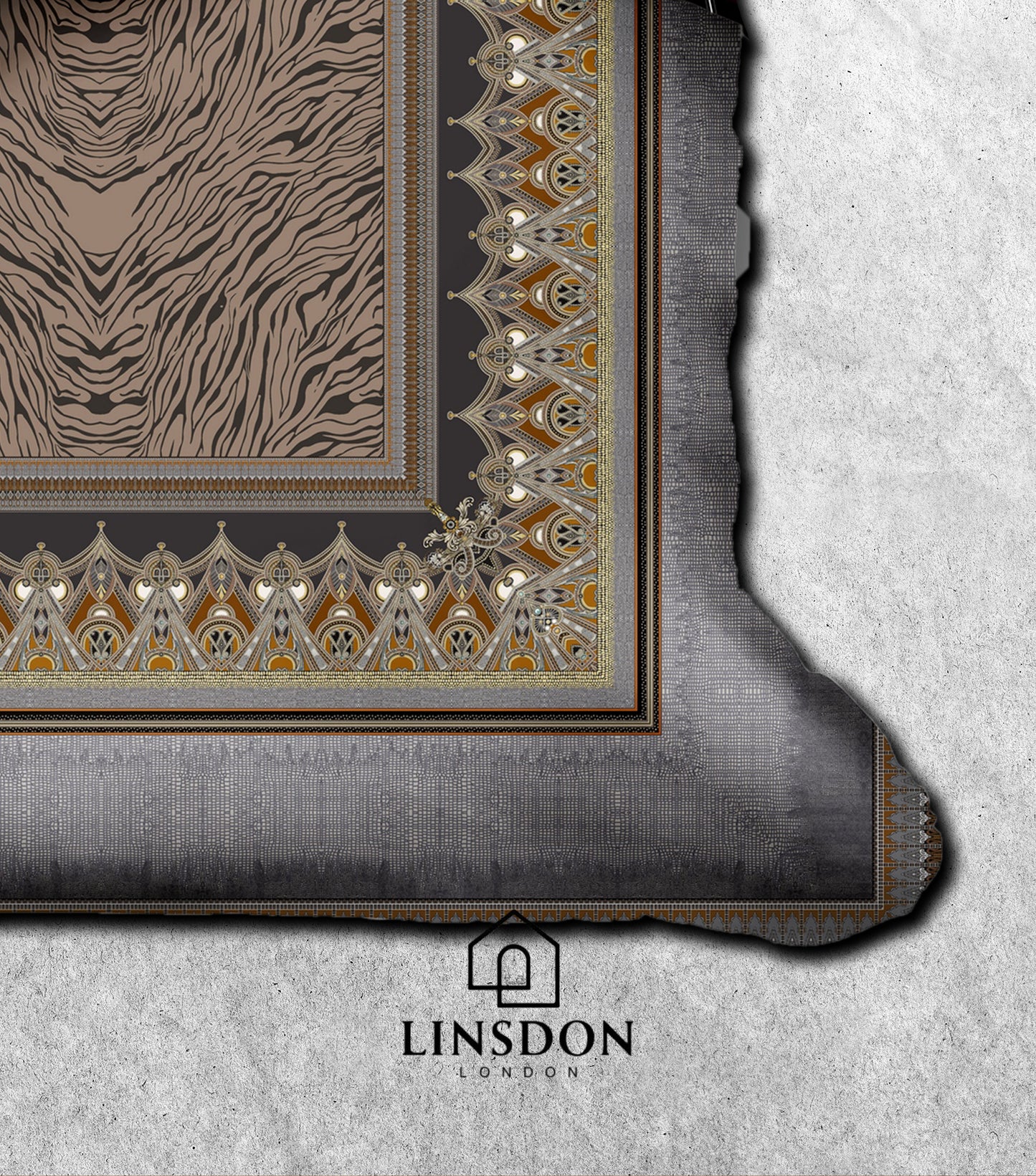 885 TC 100% COTTON SATIN PRINTS DURHAM COLLECTION BY LINSDON HOME