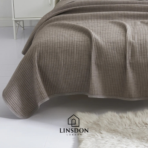 Pure Earth Linen Cotton Blanket ( Made From 100% Organic Cotton )