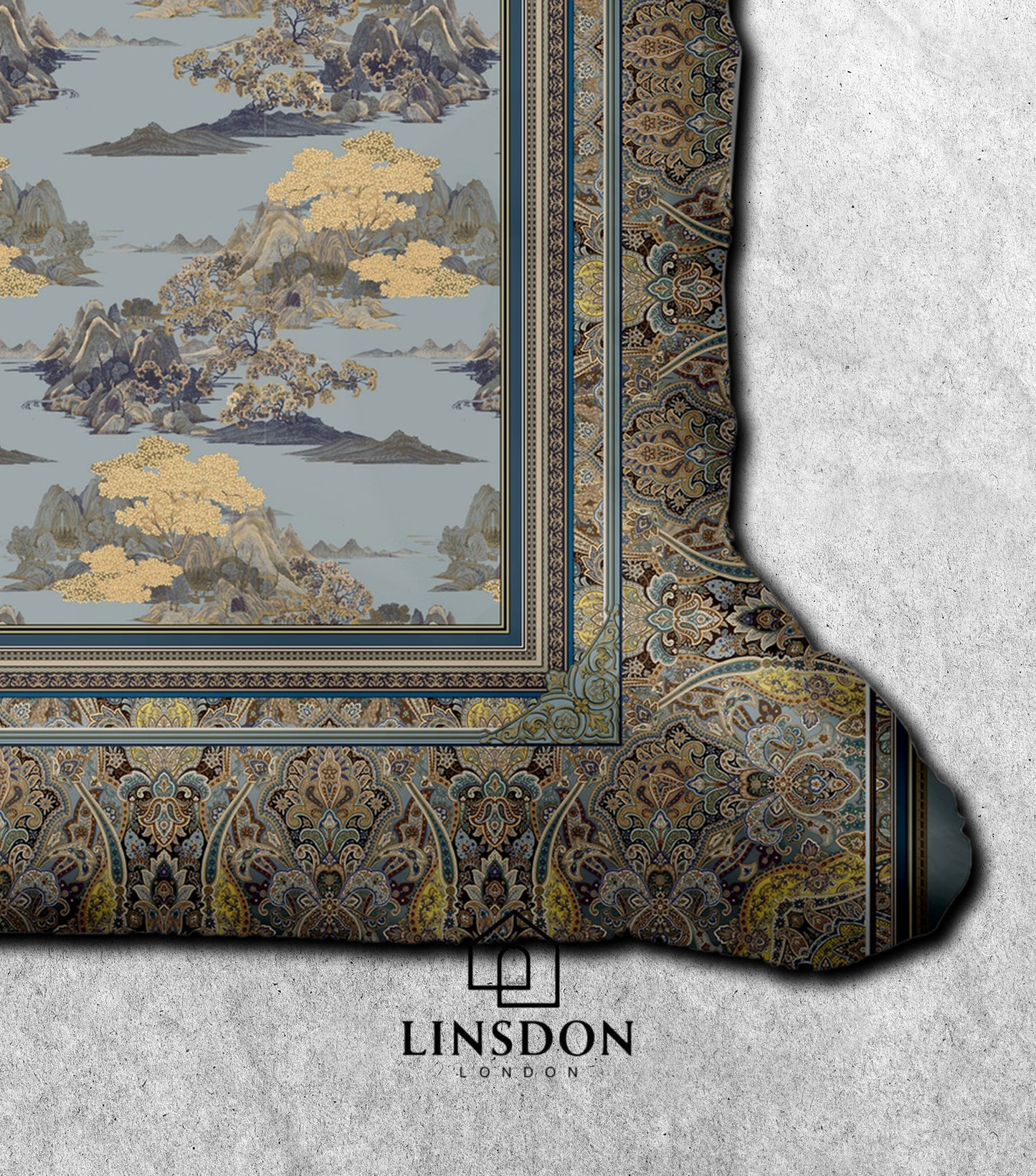 885 TC 100% COTTON SATIN PRINTS DURHAM COLLECTION BY LINSDON HOME