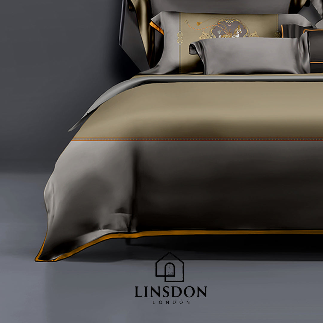 885 TC 100% COTTON SATIN PRINTS DURHAM COLLECTION BY LINSDON HOME