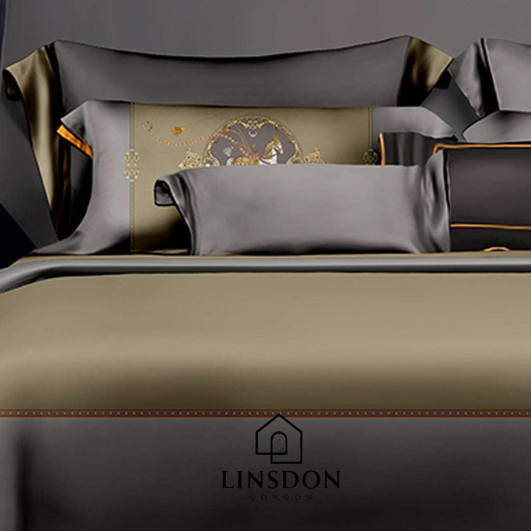 885 TC 100% COTTON SATIN PRINTS DURHAM COLLECTION BY LINSDON HOME