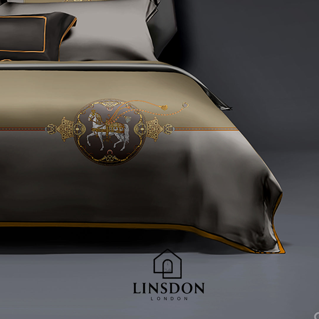 885 TC 100% COTTON SATIN PRINTS DURHAM COLLECTION BY LINSDON HOME