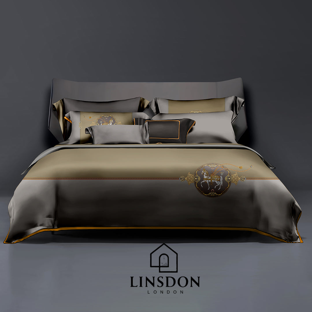 885 TC 100% COTTON SATIN PRINTS DURHAM COLLECTION BY LINSDON HOME