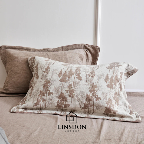 Floral Linen Cotton Waeved Ac Quilt ( Made From Lyocell Fiber )