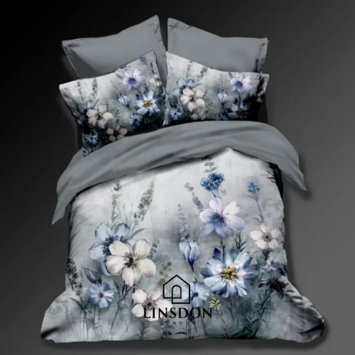 Kimberly 400 TC Digital Print Bedsheet Set K31 | Silvique