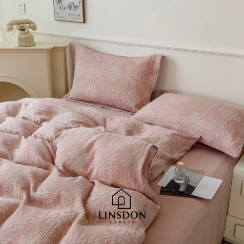 Snow Linen Cotton Waeved Ac Quilt ( Made From Lyocell Fiber )