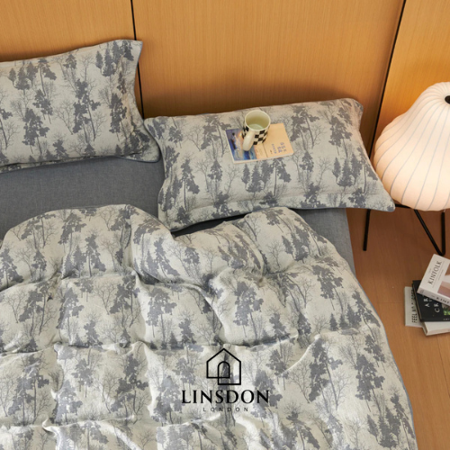 Floral Linen Cotton Waeved Ac Quilt ( Made From Lyocell Fiber )