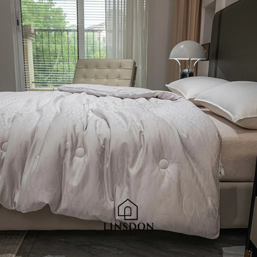 Modernist Jackard Winter Tencel Quilt ( Made From Natural Tencel wood Pulp )
