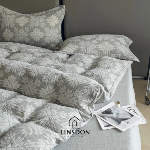 Snow Linen Cotton Waeved Ac Quilt ( Made From Lyocell Fiber )