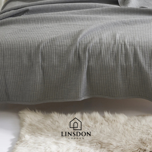 Pure Earth Linen Cotton Blanket ( Made From 100% Organic Cotton )