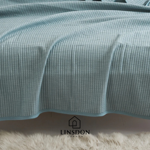 Pure Earth Linen Cotton Blanket ( Made From 100% Organic Cotton )
