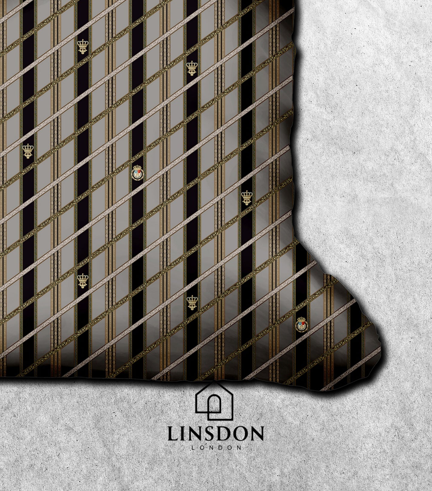 885 TC 100% COTTON SATIN PRINTS DURHAM COLLECTION BY LINSDON HOME