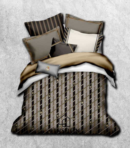 885 TC 100% COTTON SATIN PRINTS DURHAM COLLECTION BY LINSDON HOME