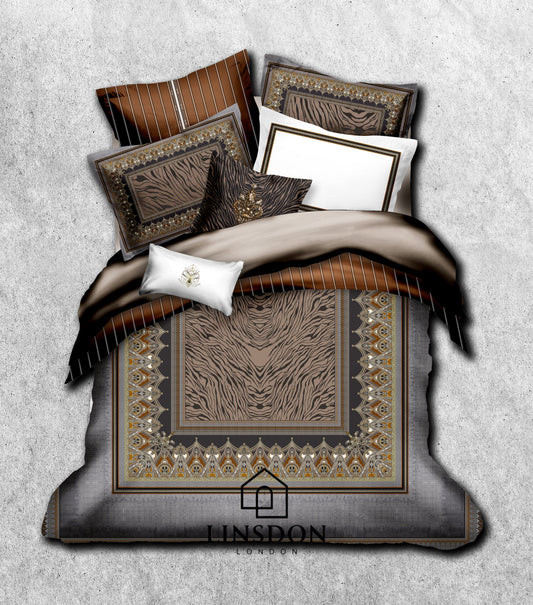 885 TC 100% COTTON SATIN PRINTS DURHAM COLLECTION BY LINSDON HOME