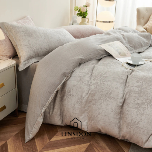 Linen Cotton Jacquard Ac Quilt ( Made From Lyocell Fiber )