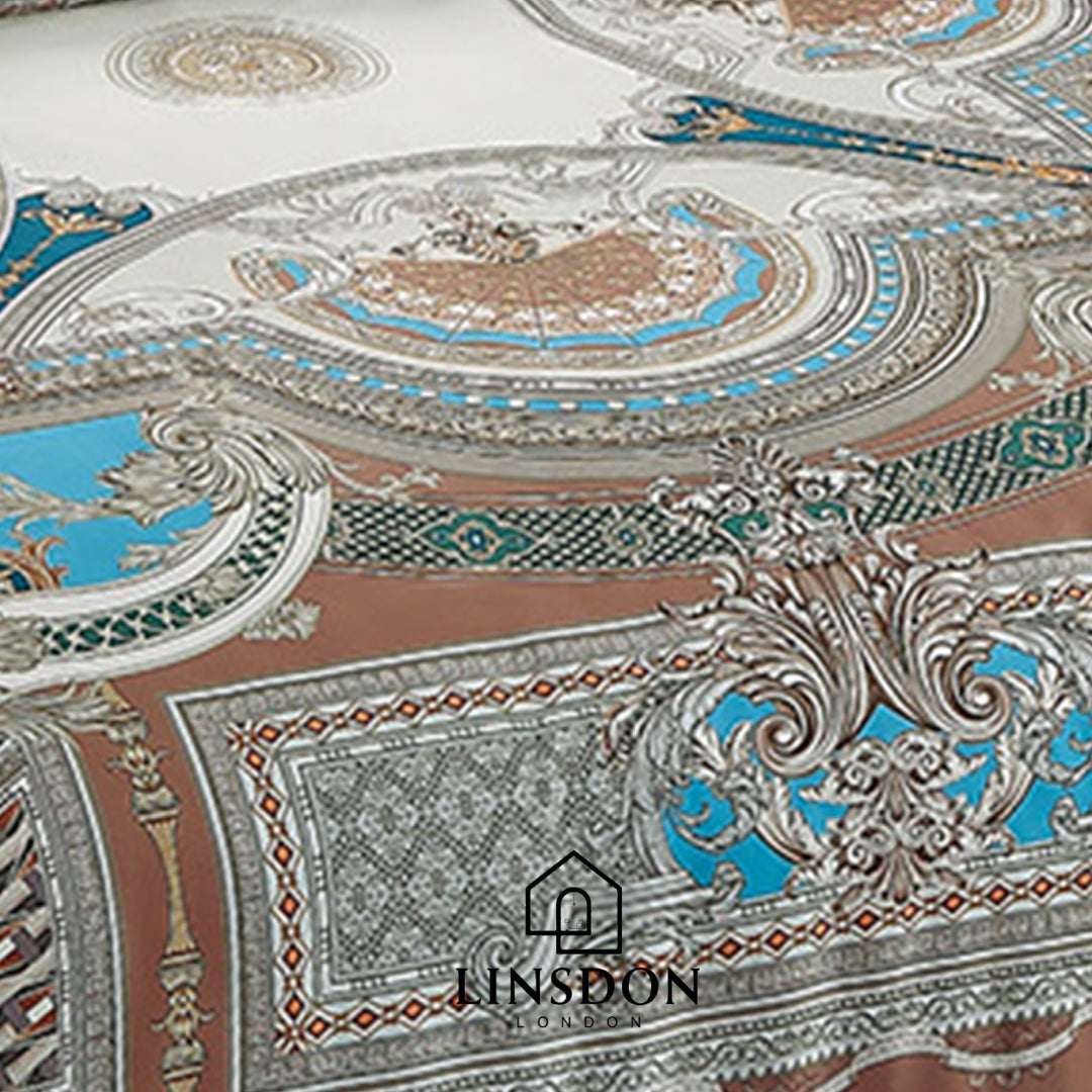 885 TC 100% COTTON SATIN PRINTS DURHAM COLLECTION BY LINSDON HOME