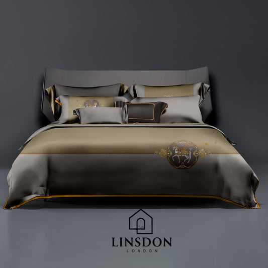885 TC 100% COTTON SATIN PRINTS DURHAM COLLECTION BY LINSDON HOME