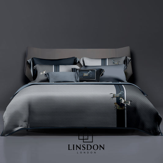 885 TC 100% COTTON SATIN PRINTS DURHAM COLLECTION BY LINSDON HOME