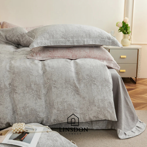 Linen Cotton Jacquard Ac Quilt ( Made From Lyocell Fiber )