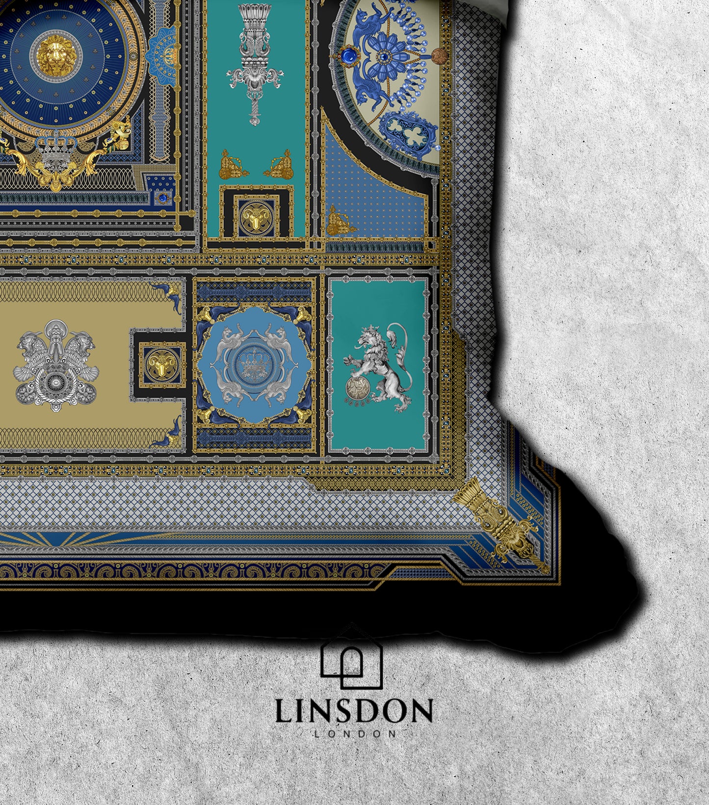 885 TC 100% COTTON SATIN PRINTS DURHAM COLLECTION BY LINSDON HOME
