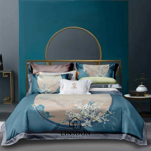 385 TC Digital Print Bedsheet Set (New Technology Digital Printing)