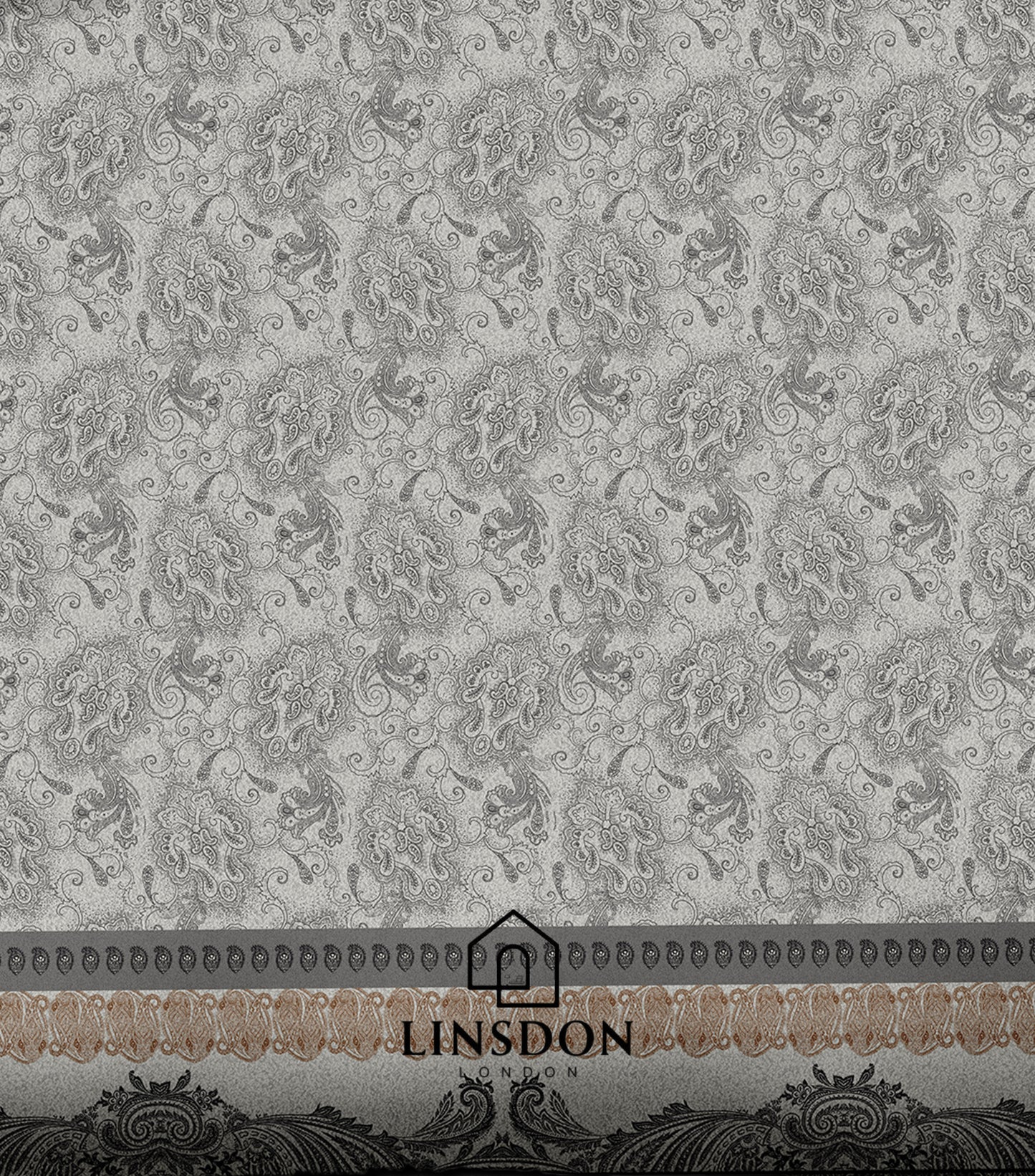 885 TC 100% COTTON SATIN PRINTS DURHAM COLLECTION BY LINSDON HOME