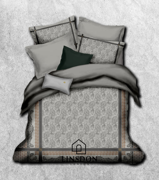 885 TC 100% COTTON SATIN PRINTS DURHAM COLLECTION BY LINSDON HOME