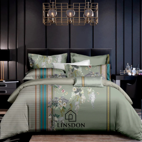 385 TC Digital Print Bedsheet Set (New Technology Digital Printing)