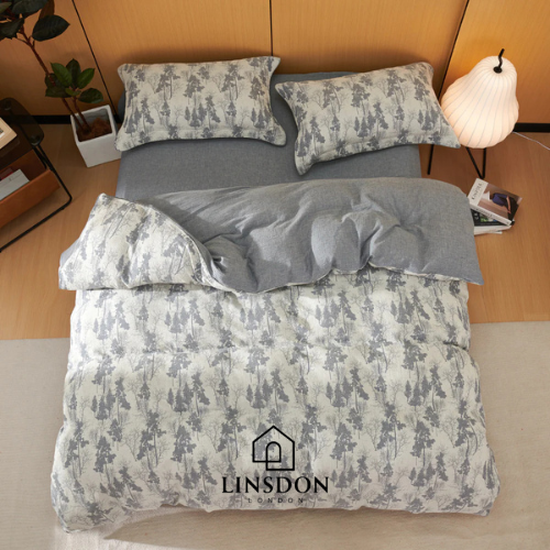 Floral Linen Cotton Waeved Ac Quilt ( Made From Lyocell Fiber )