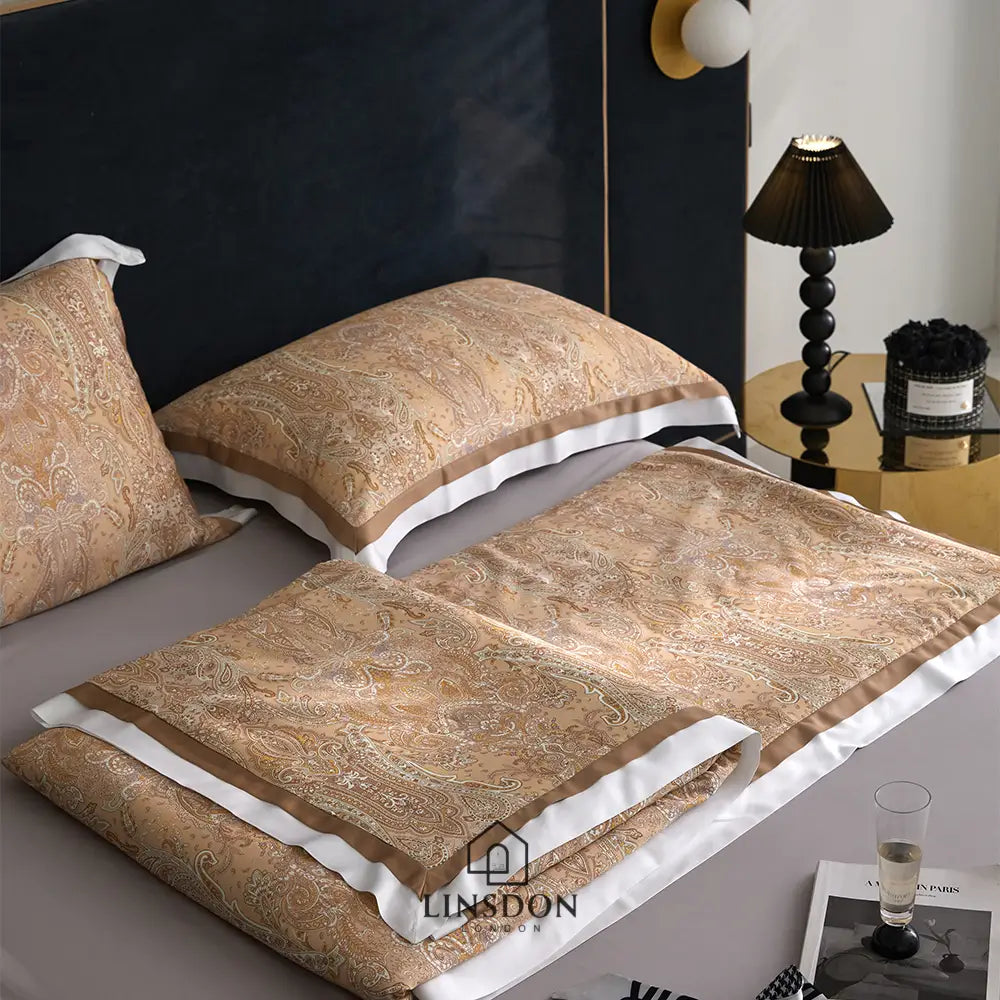 The Jamawar Collection Tencel Summer Quilt Ultra Lightweight (Natural Wood Pulp Quilt)